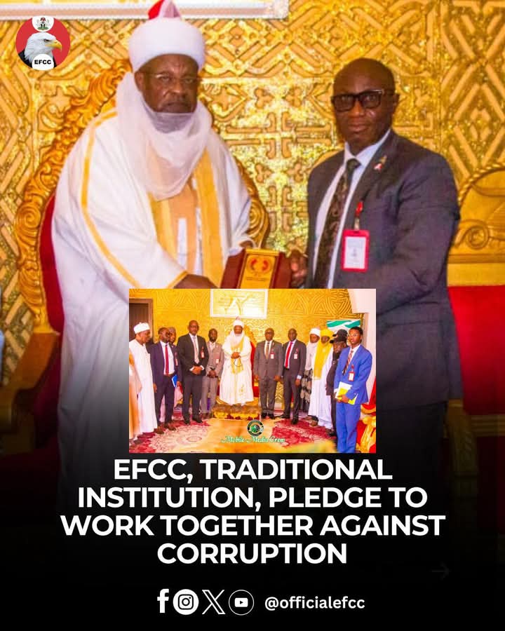 EFCC, Traditional Institution, Pledge to Work Together against Corruption